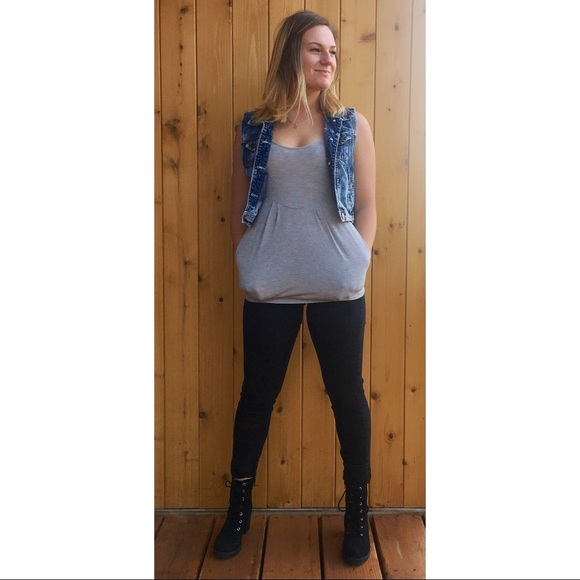 Forever 21 denim studded vest - Picture 3 of 7